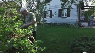 An old man surprises couple having anal sex hard bang sesh