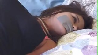 Cute Teen abducted Bound Gagged Played with until the End