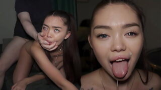 Hard Teen Sex In The College Dorm hardcore bang sesh cum swallow