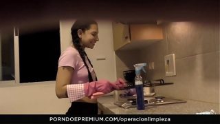 Horny Latina Maid Squirting In Hot POV Fuck