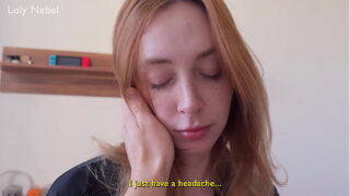 Hot babe fucked stepdad because she didnt want to go to college