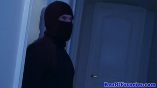 Housewife assfucked by a midnight burglar